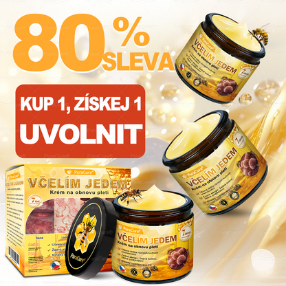 ✔️Doporučení dermatologa 🐝 ✨PuraCure® Krém na obnovu pleti s včelím jedem 🔥 Český vývoj, výroba a dodávka v České republice
