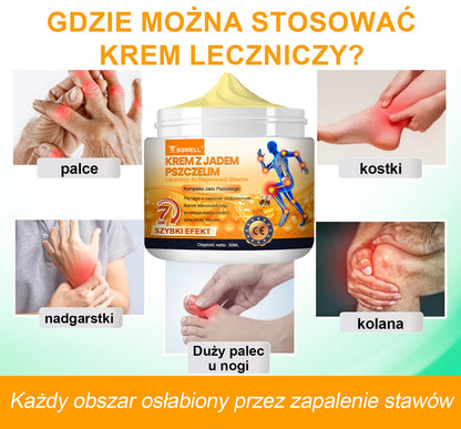 BSWELL® Krem z jadem pszczelim na regenerację stawów 🏃‍♀️ (ekstrakt z pszczoły nowozelandzkiej – opracowany z myślą o osobach z problemami ze stawami i bólem stawów)